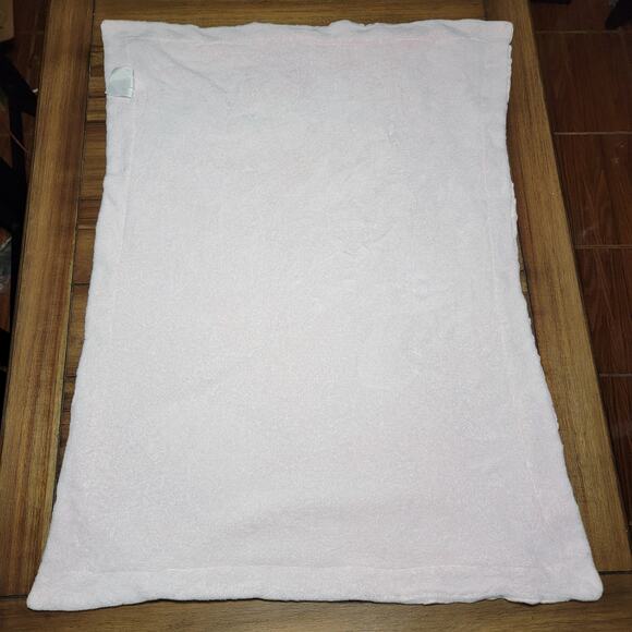 Light Pink Textured Infant Blanket - 30" x 39" - Picture 3 of 4